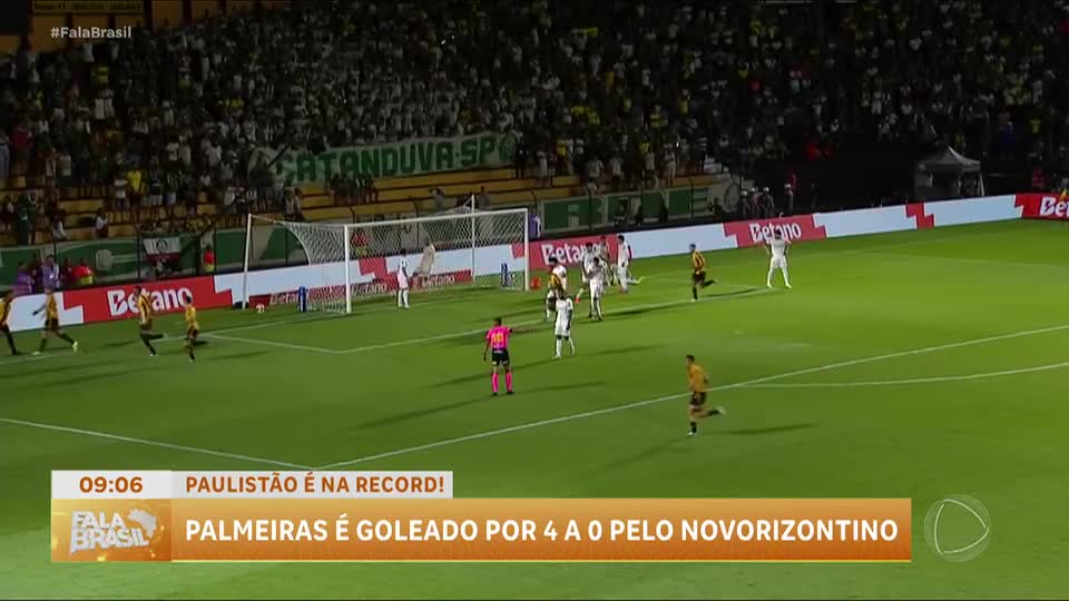 Fala Esporte: Palmeiras sofre derrota histórica para o Novorizontino no Paulistão