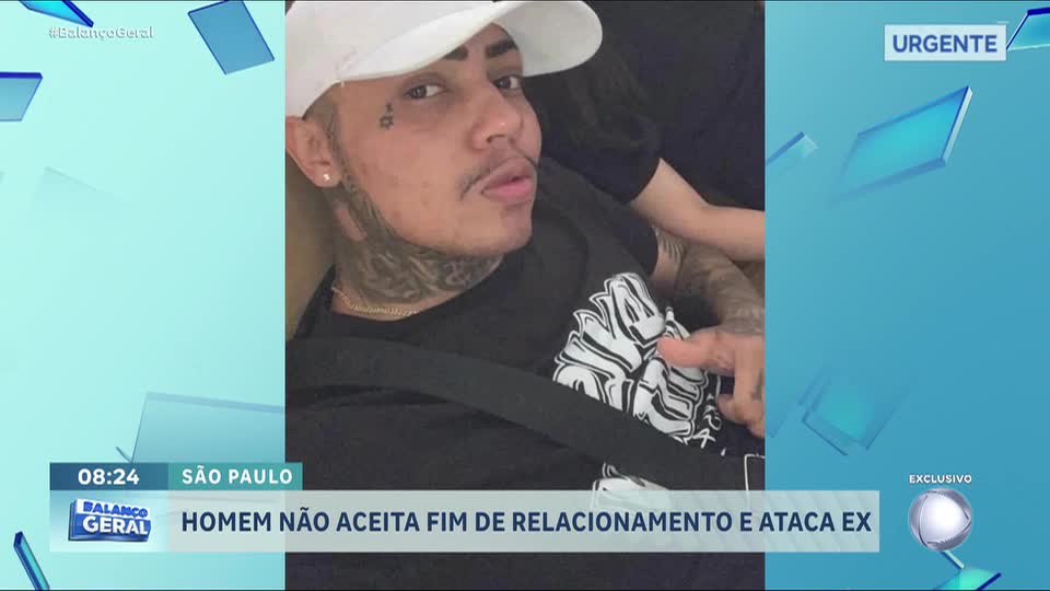 Homem não aceita fim do relacionamento e ataca ex-companheira na frente do filho