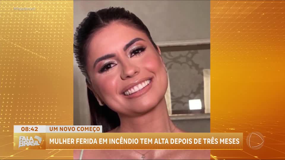 Advogada que sobreviveu a incêndio recebe alta após três meses