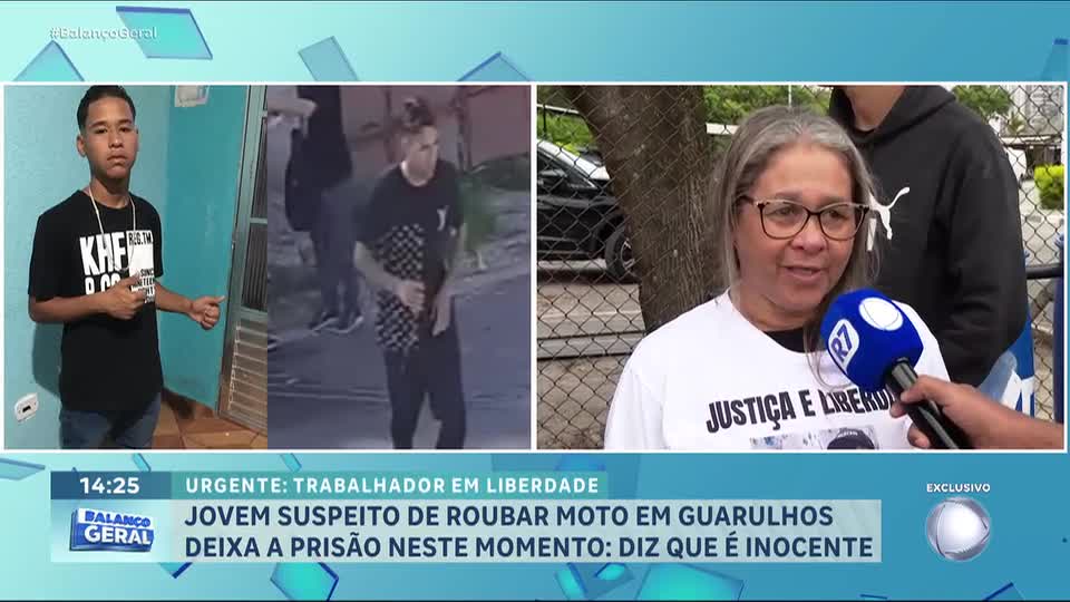 Prisão de jovem em Guarulhos (SP) é revogada após reportagem do Balanço Geral