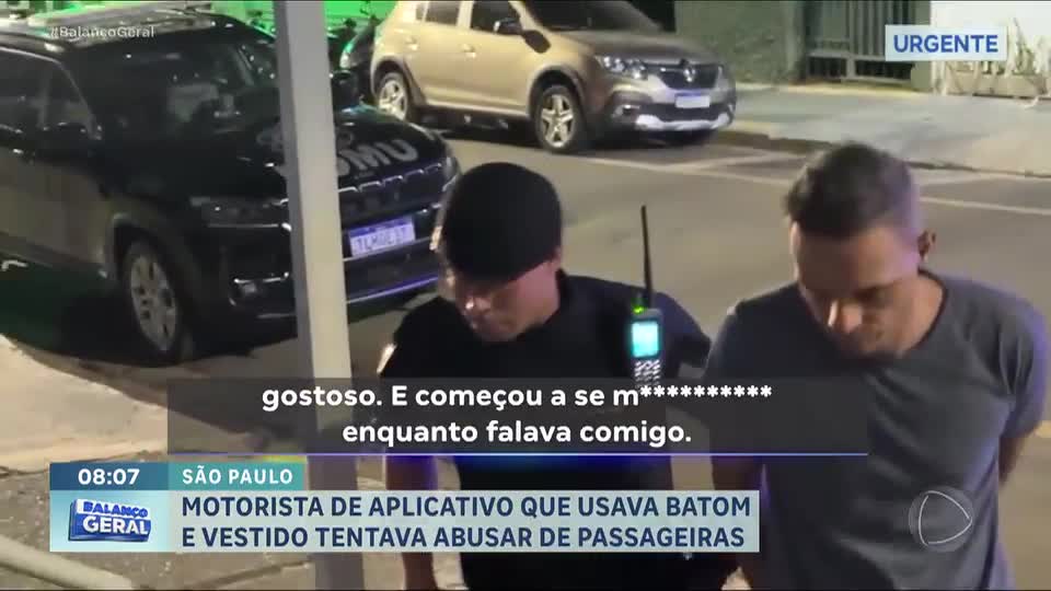 Motorista que usava batom e vestido é preso por abusar de mulheres no interior paulista