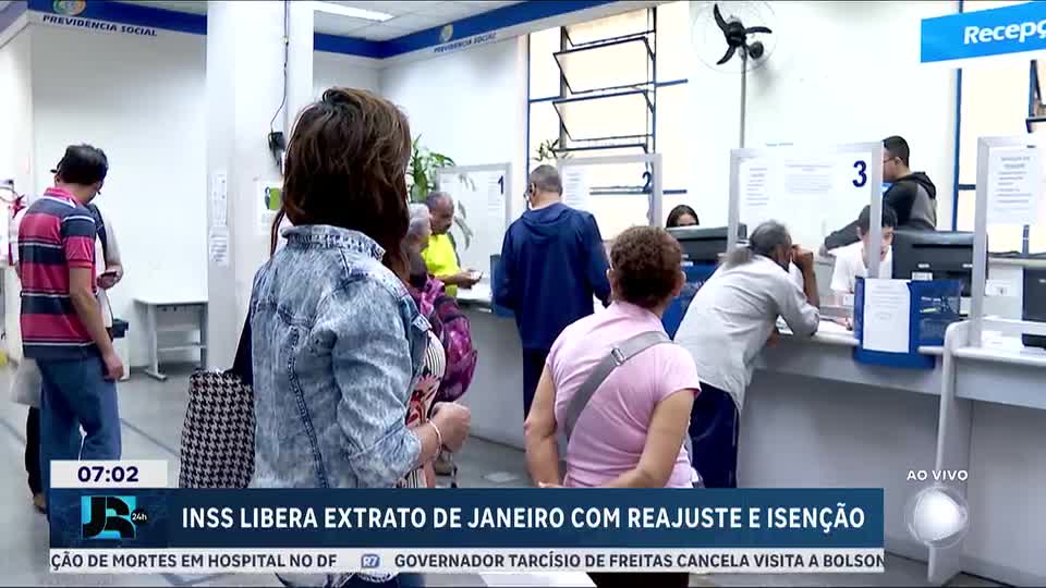 INSS libera extrato de janeiro com reajuste e isenção de IR para quem ganha até R$ 5.000