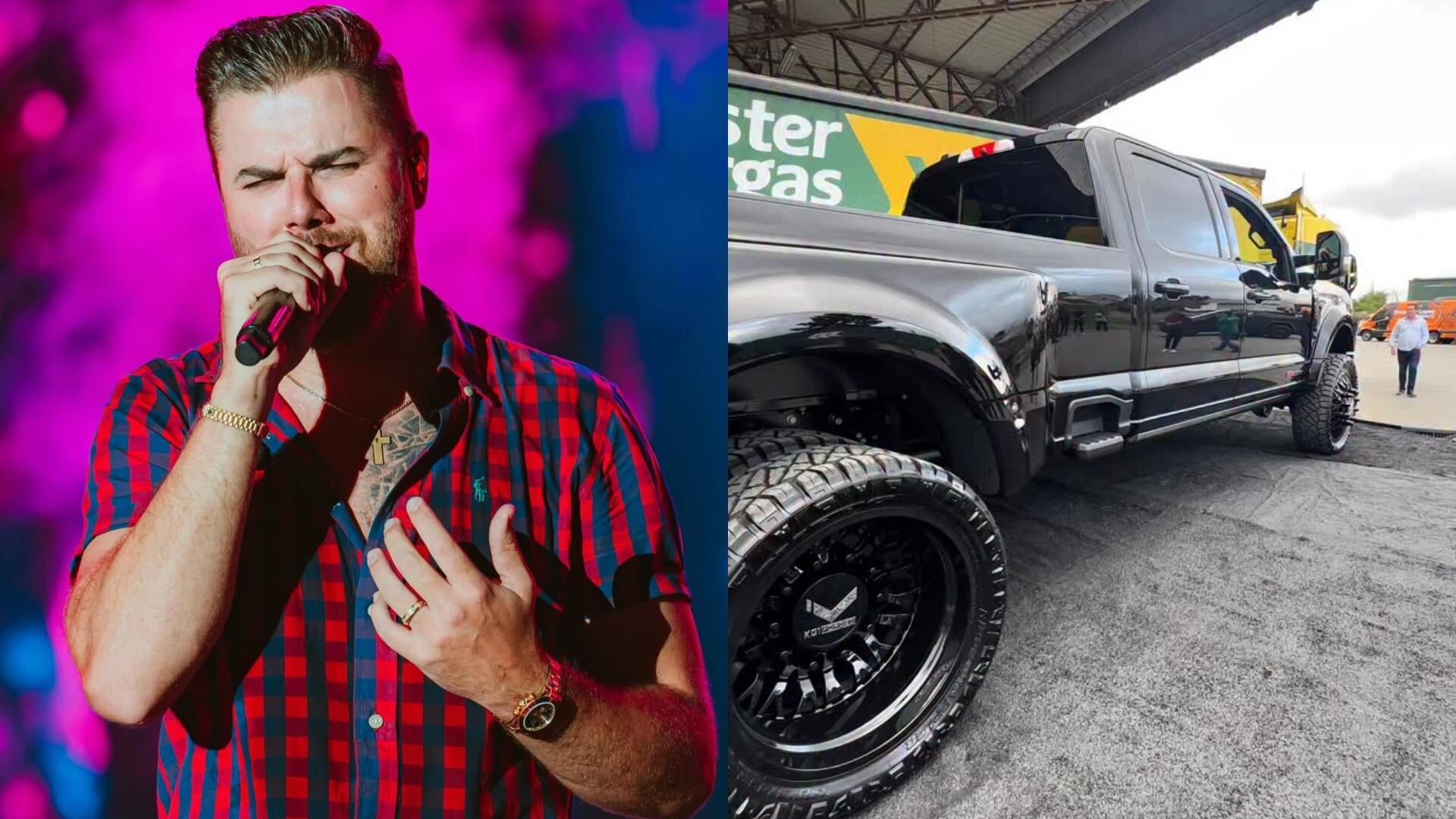 Zé Neto aparece com picape de 6 metros avaliada em R$1,5 milhão