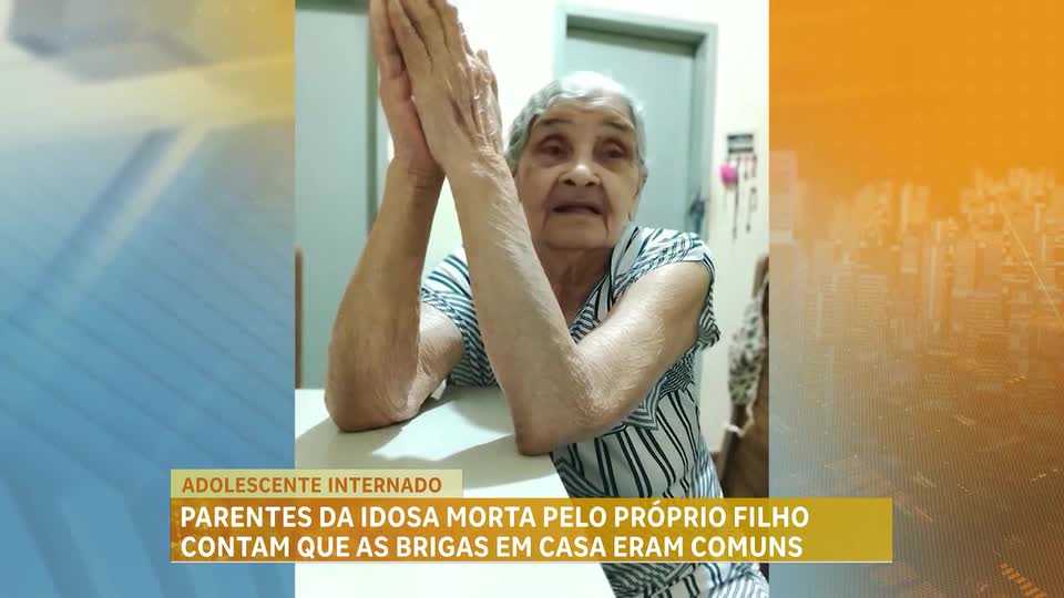 Parentes da idosa morta pelo próprio filho em BH contam que as brigas em casa eram comuns 