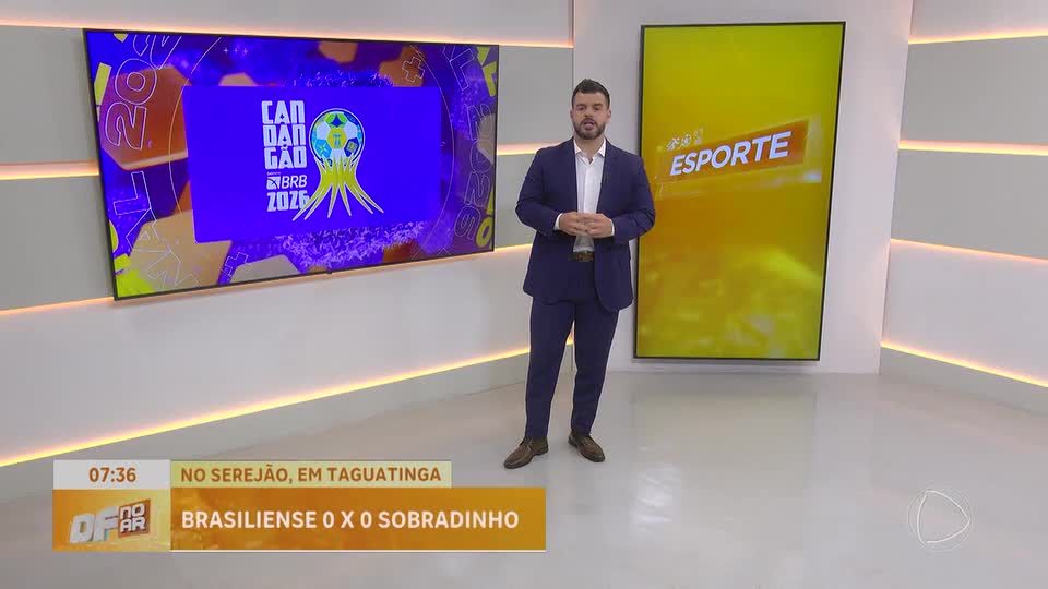 Brasiliense e Sobradinho ficam no 0 a 0 pelo Candangão BRB 2026
