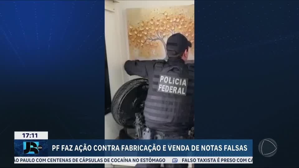 Polícia Federal faz operação contra grupo que falsificava dinheiro para enviar pelos Correios