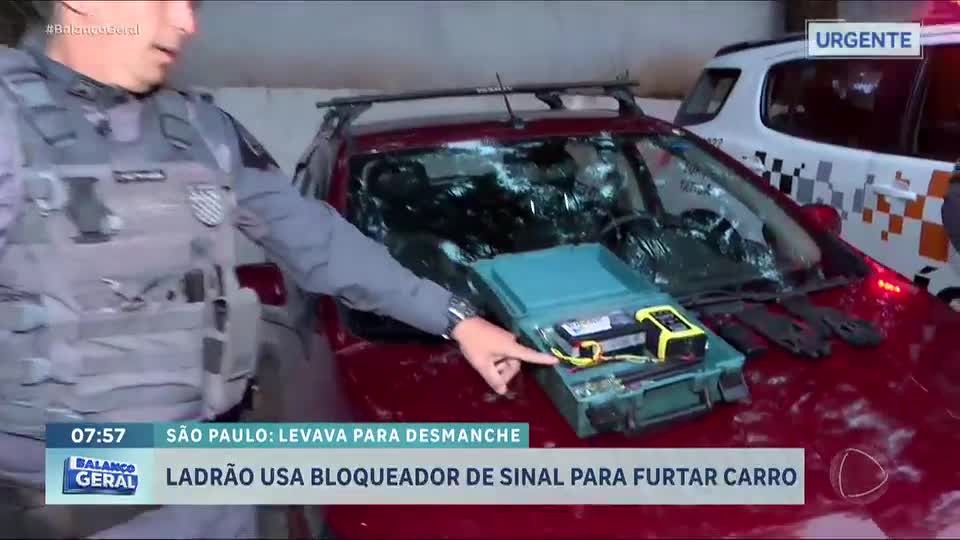 Ladrão de carros é preso com equipamento sofisticado em São Paulo