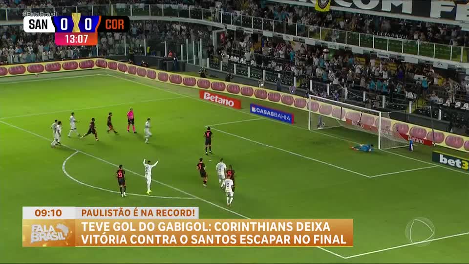 Fala Esporte: Gabigol marca nos acréscimos e Santos empata com Corinthians