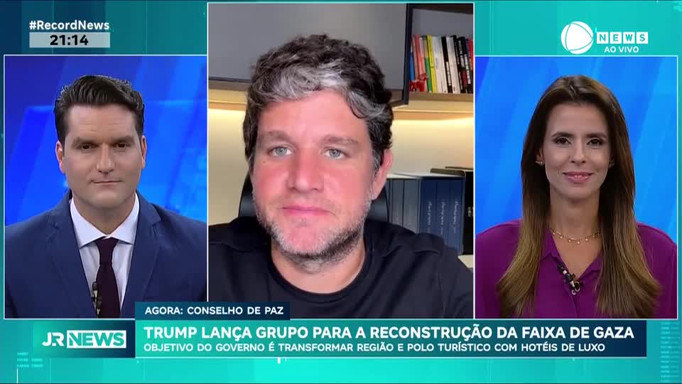 Trump lança grupo para a reconstrução da Faixa de Gaza