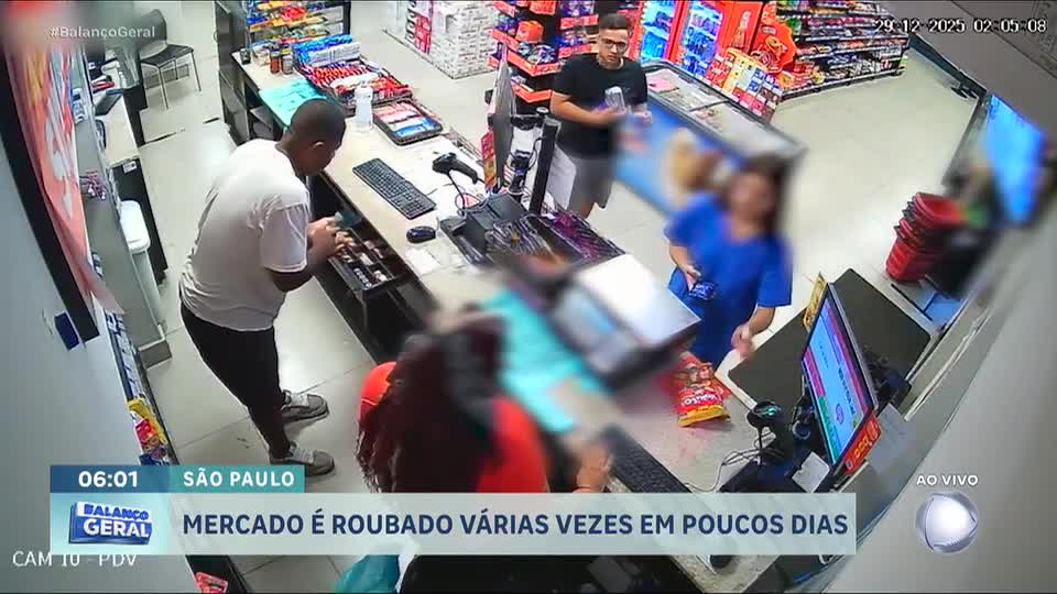 Trio é preso após série de roubos a mercado na zona leste de São Paulo