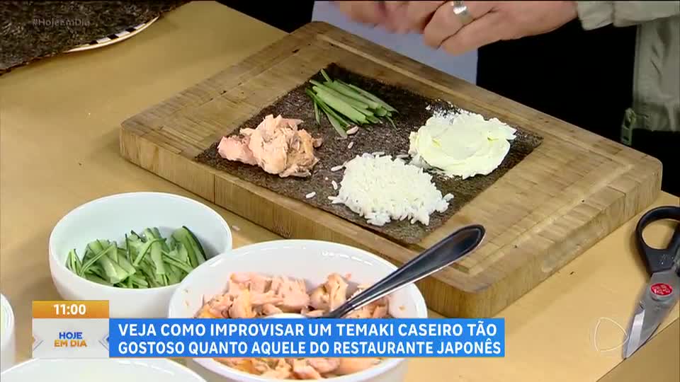 Truques de Cozinha: Aprenda a fazer temaki caseiro sem complicações