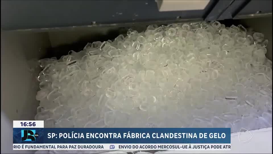Polícia descobre fábrica clandestina de água mineral e gelo em casa de luxo no Guarujá (SP)