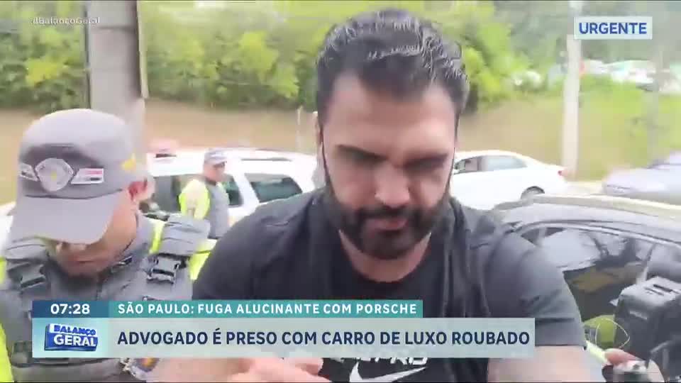Advogado é preso com carro de luxo roubado em São Paulo