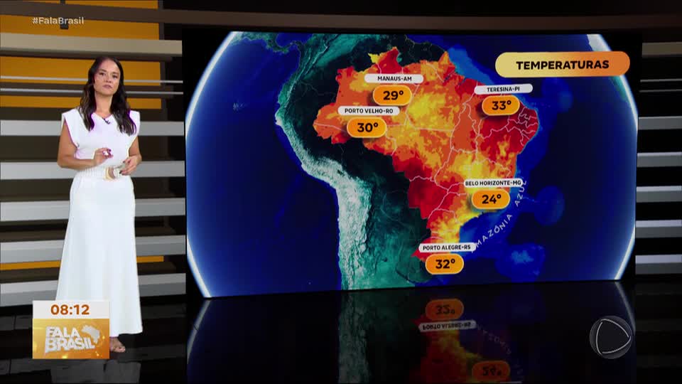 Confira a previsão do tempo para o fim de semana no Brasil
