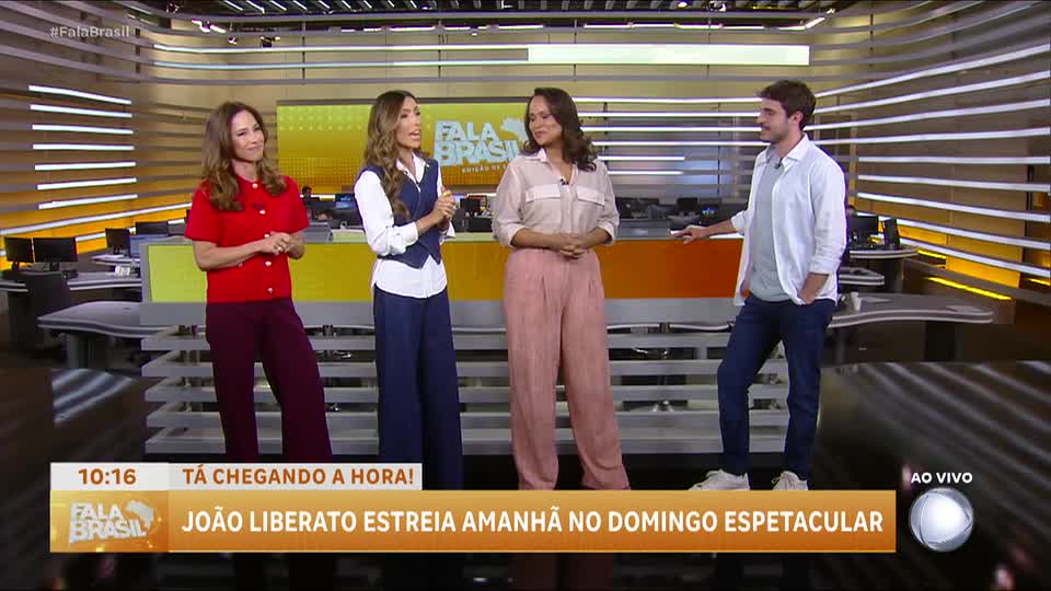 João Liberato, filho de Gugu, estreia quadro no Domingo Espetacular neste domingo (25)