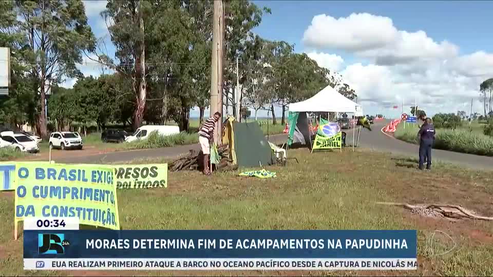 STF ordena remoção de acampamentos em frente à Papudinha