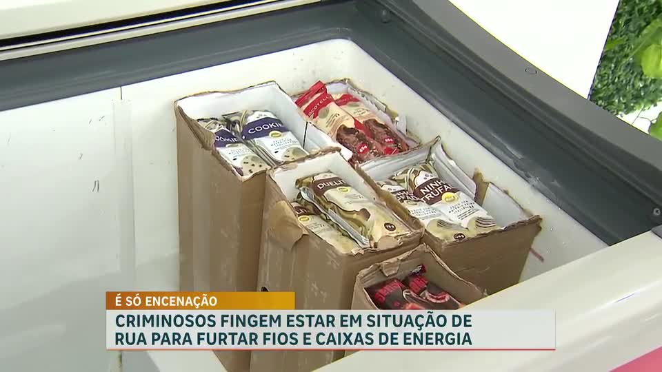 Criminosos fingem estar em situação de rua para furtar fios e caixas de energia em MG