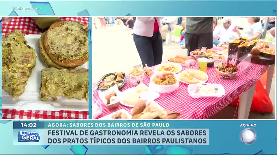 Festival de gastronomia revela os sabores dos pratos típicos dos bairros paulistanos