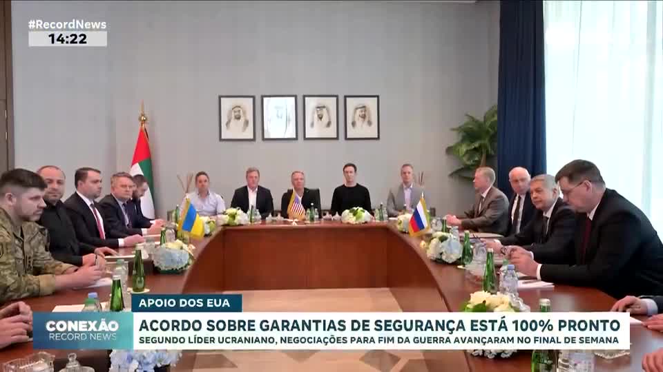 Acordo sobre garantias de segurança está 100% pronto, afirma Zelensky