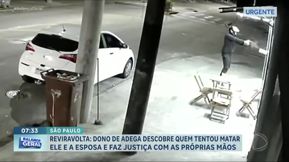 Dono de adega descobre quem tentou matar ele e a esposa e busca vingança em São José dos Campos 