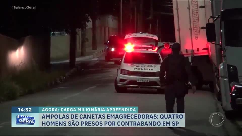 Polícia apreende carga milionária de substâncias para canetas emagrecedoras em Guarulhos (SP)