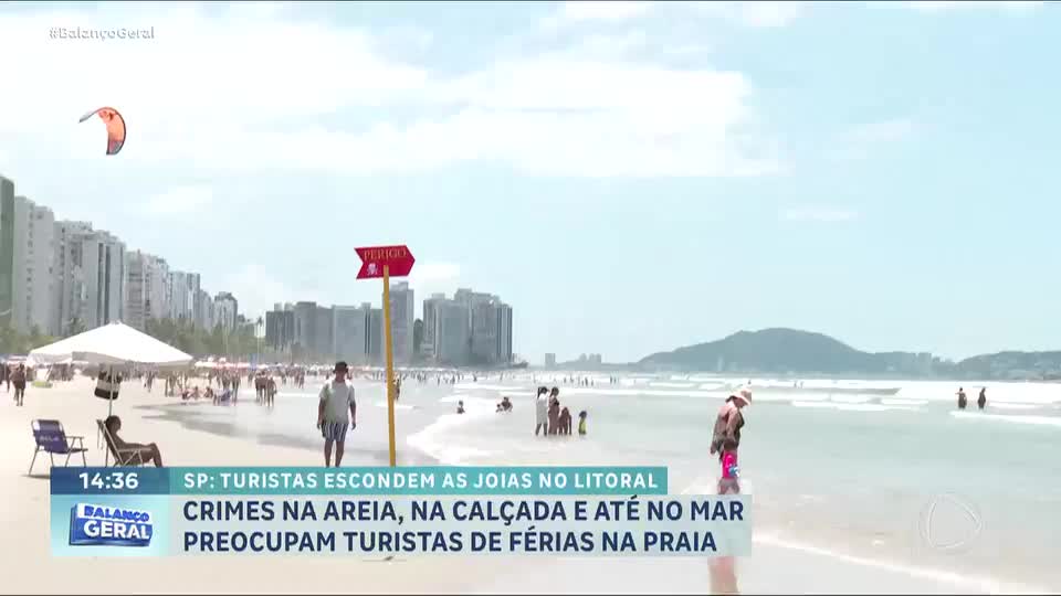 Furtos no litoral paulista: confira os cuidados nas praias durante as férias