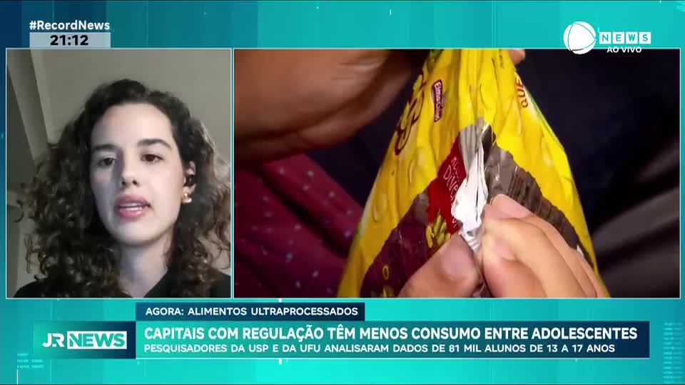 Capitais com regulação têm menos consumo de alimentos ultraprocessados entre adolescentes