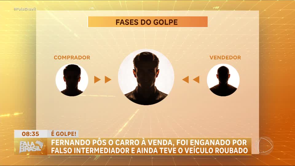 Caí no Golpe: Criminosos usam intermediação falsa para roubar carros em vendas online