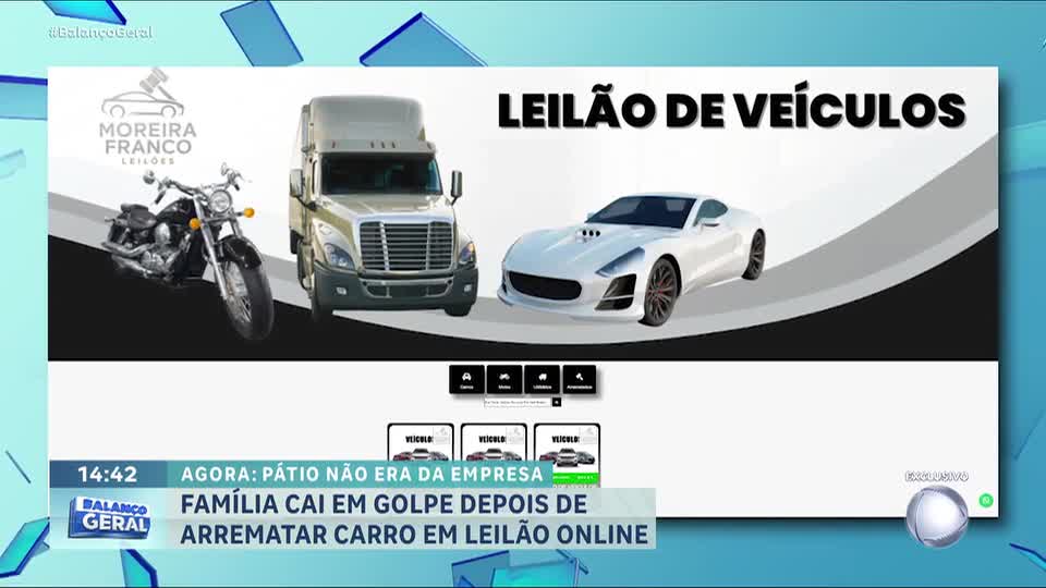 Família de São Paulo arremata carro em leilão online e não recebe veículo