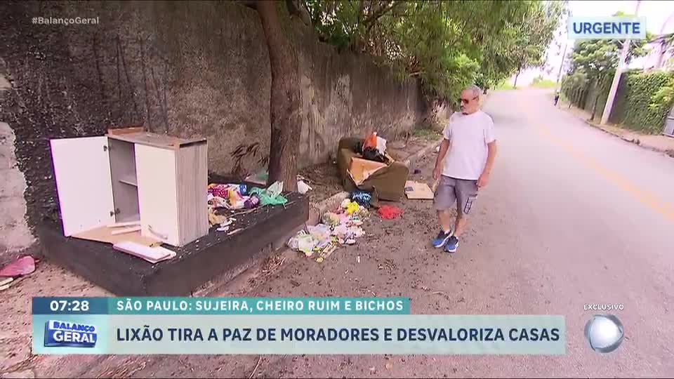 Lixão tira a paz de moradores de bairro de Taboão da Serra (SP)