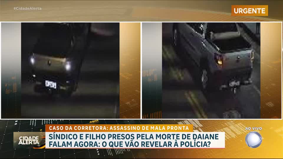 Síndico que matou corretora foi flagrado dirigindo uma caminhonete no dia do desaparecimento