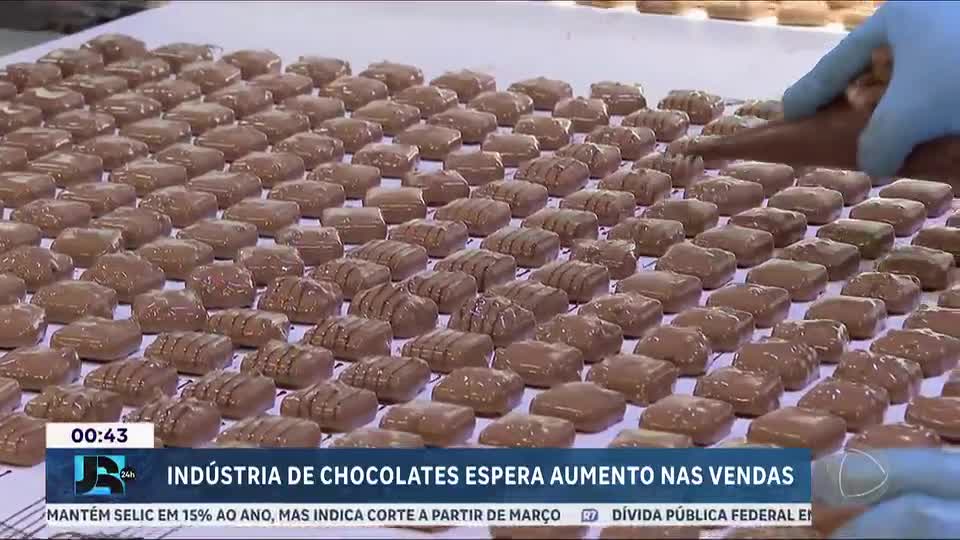 Indústria de chocolates no Brasil espera aumento das vendas no primeiro semestre