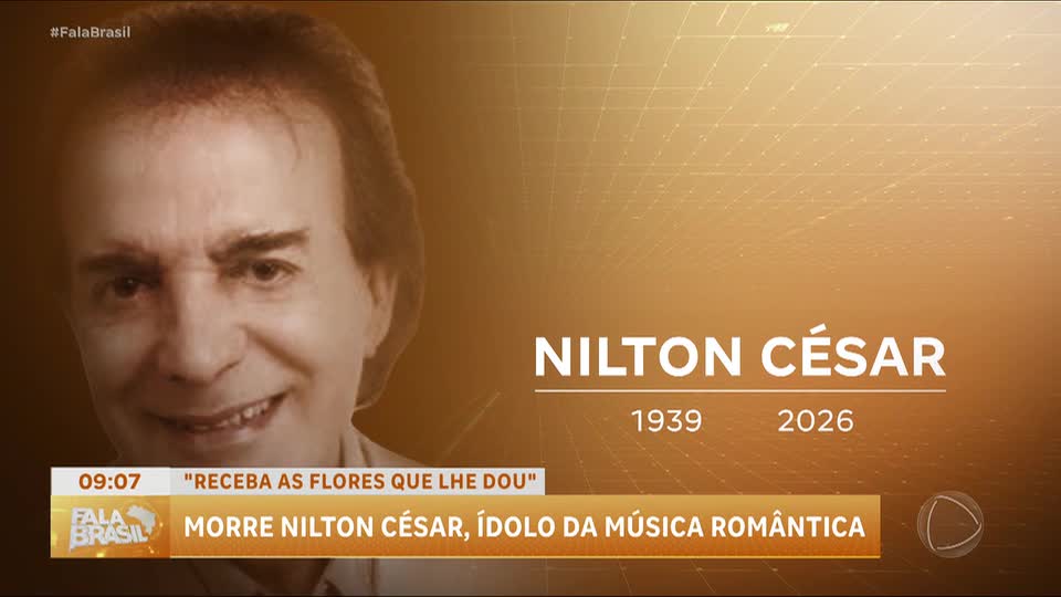 Morre Nilton César, ícone da música romântica brasileira