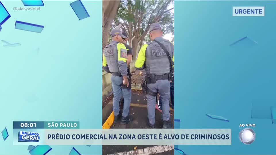 Bandidos invadem prédio comercial para roubar fios de cobre em São Paulo