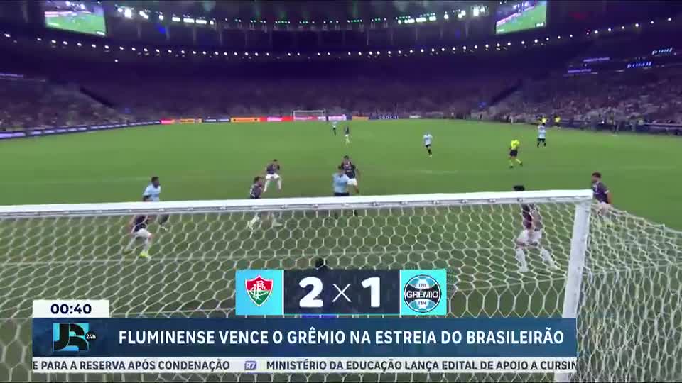 Fluminense vence o Grêmio na abertura do Campeonato Brasileiro