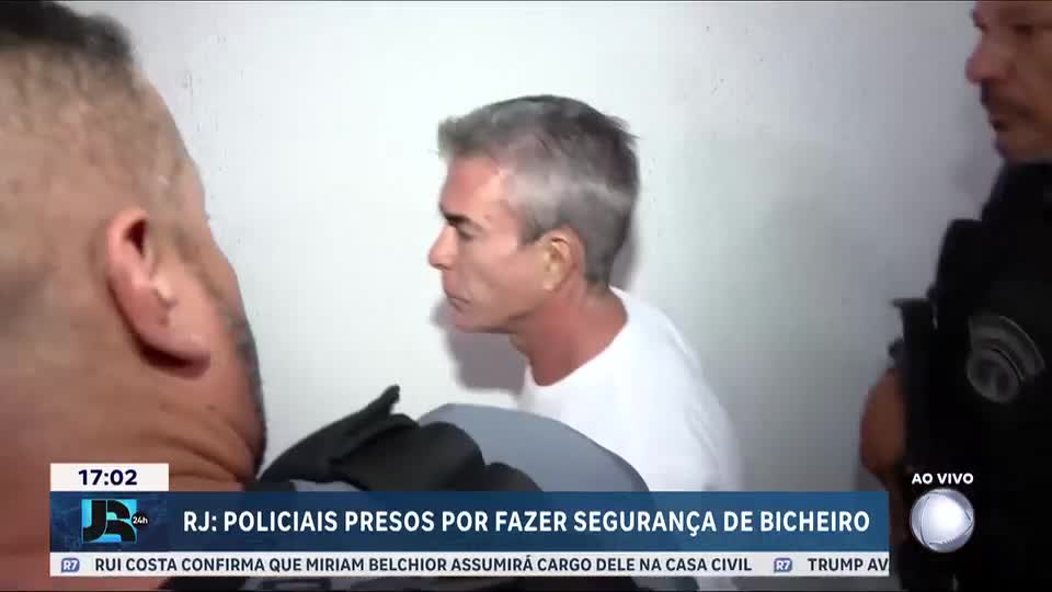 PMs aposentados são presos no Rio por fazer segurança armada de Rogério de Andrade