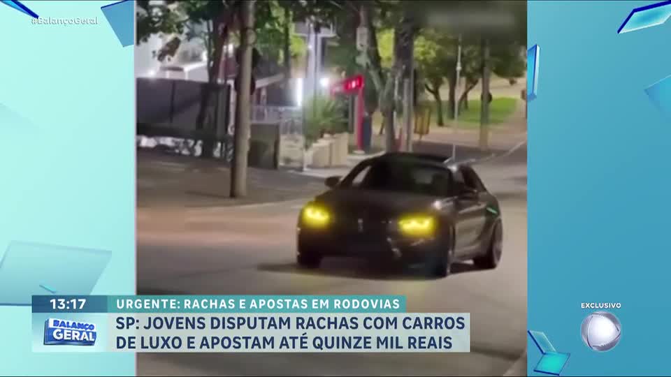 Jovens organizam corridas ilegais com apostas de até R$ 15 mil