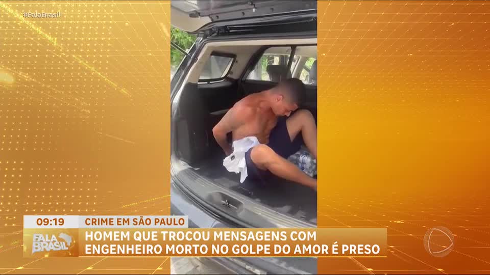 Homem que trocou mensagens com engenheiro morto no golpe do amor é preso em SP