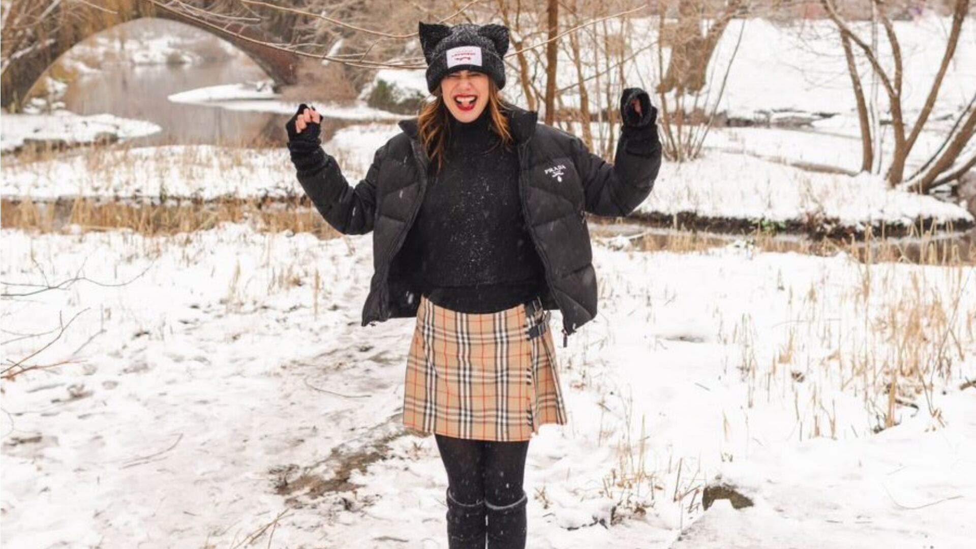 Luciana Gimenez enfrenta nevasca histórica durante viagem a Nova York