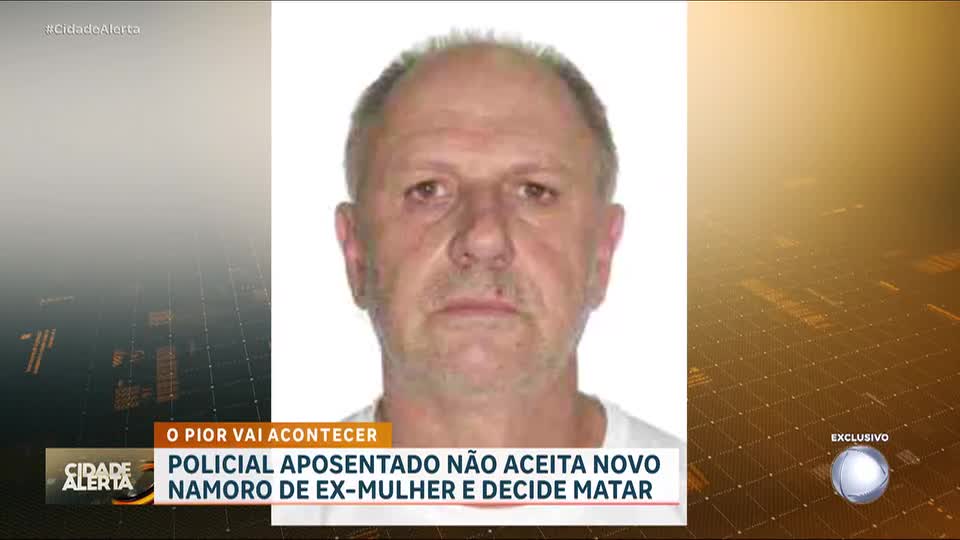 Policial aposentado não aceita novo relacionamento da ex e mata atual namorado dela a tiros