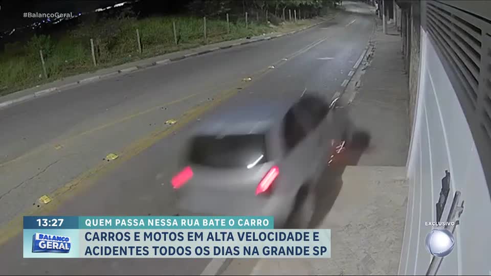 Acidentes frequentes em avenida de Franco da Rocha preocupam moradores