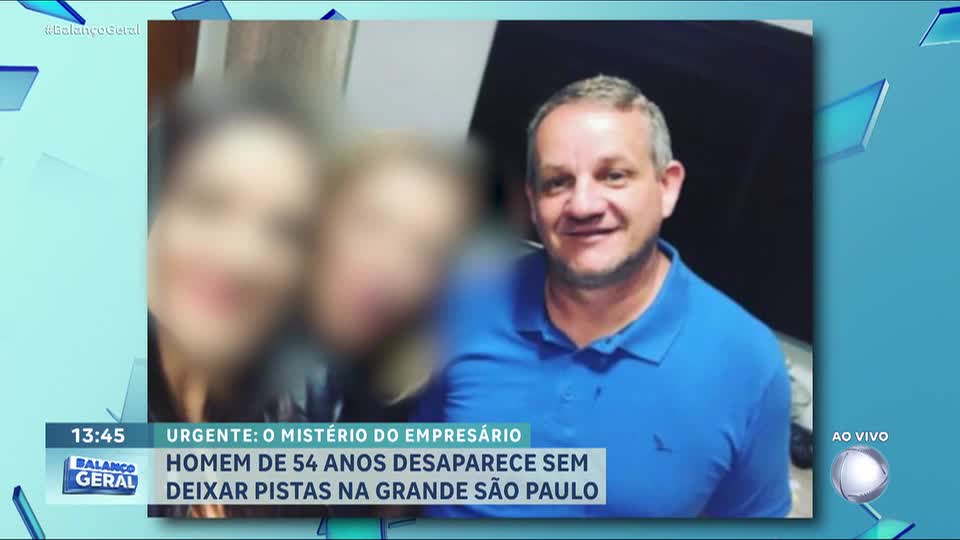 Família faz buscas por homem de 54 anos desaparecido na Grande São Paulo