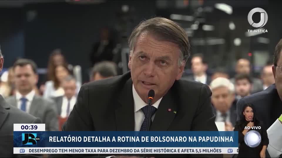 Relatório da Polícia Militar do DF detalha rotina de Jair Bolsonaro na prisão