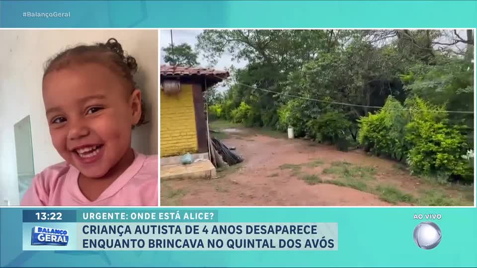 Menina autista desaparece em sítio e mobiliza buscas em Minas Gerais