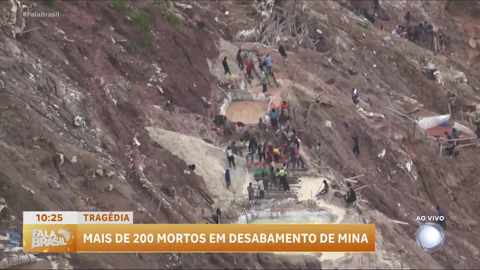 Desabamento de mina deixa mais de 200 mortos na República Democrática do Congo