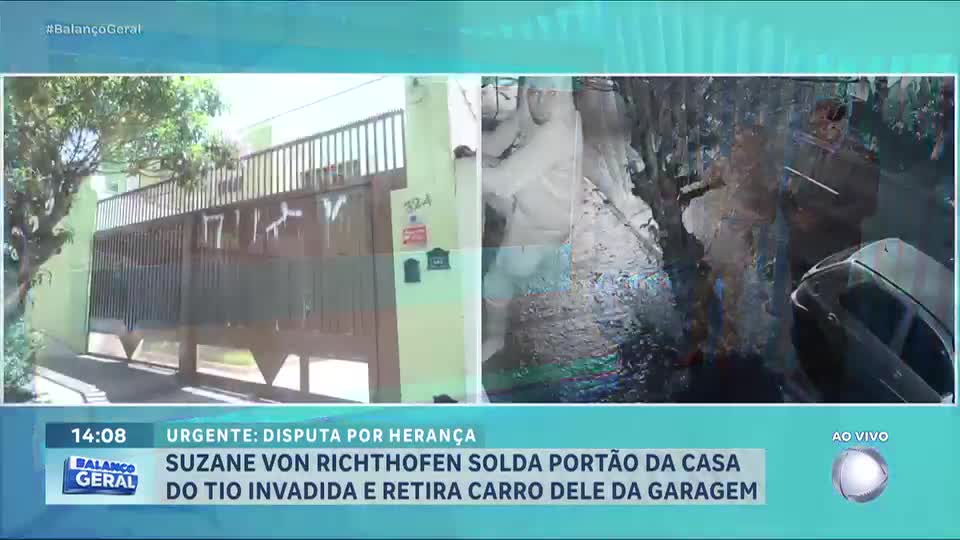 Suzane Richthofen solda portão da casa do tio morto e tira o carro dele da garage