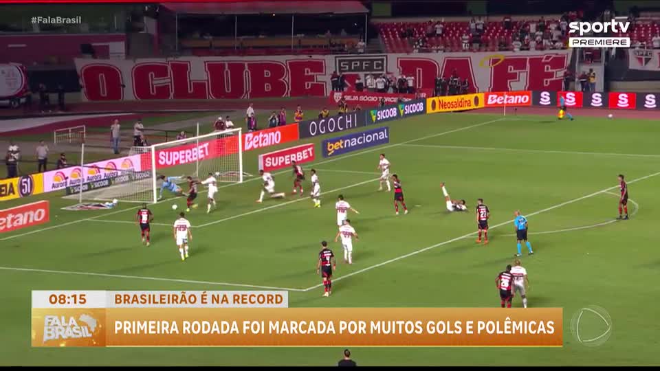Fala Esporte: Primeira rodada do Brasileirão tem muitos gols e polêmica de arbitragem