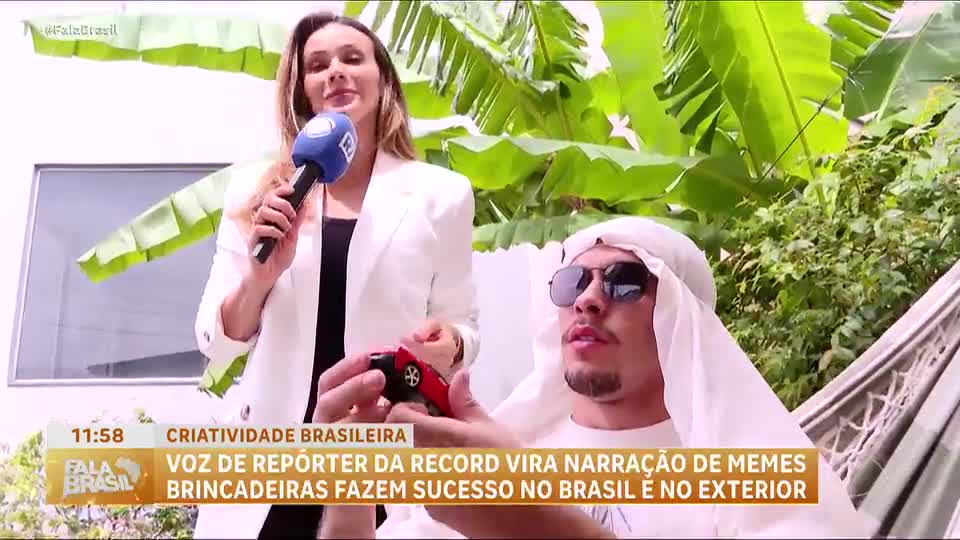 Voz de repórter da RECORD viraliza e narra memes nas redes sociais