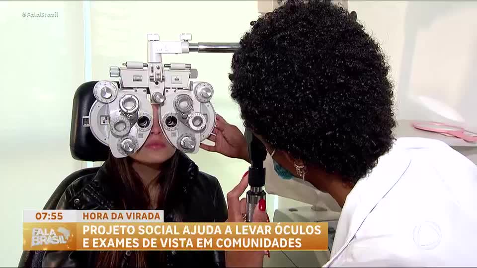 Hora da Virada: Projeto leva saúde ocular a comunidades carentes