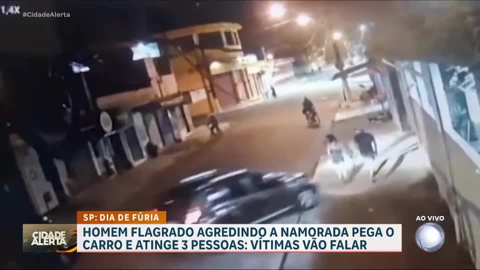 Pai, mãe e filho são atropelados por motorista embriagado em Praia Grande